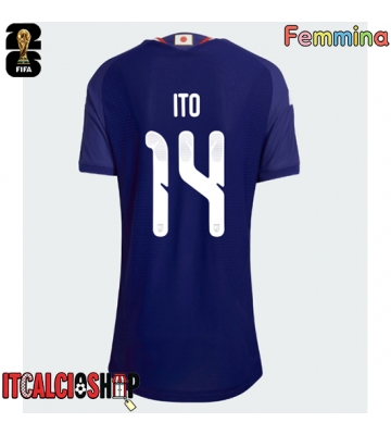 Giappone Junya Ito #14 Prima Maglia Femmina Mondiali 2026 Manica Corta